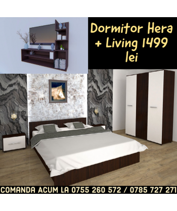 Dormitor Hera Wenge + Living