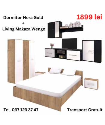 Dormitor Hera Gold+ Living...