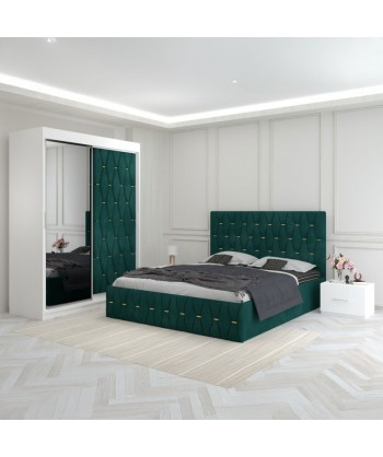 Dormitor Eric Verde Cu...
