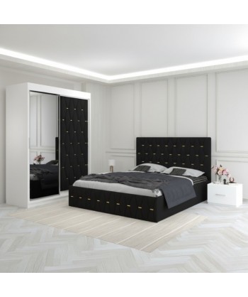 Dormitor Eric Negru Cu...